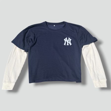 Yankees custom made navy-blue longsleeve