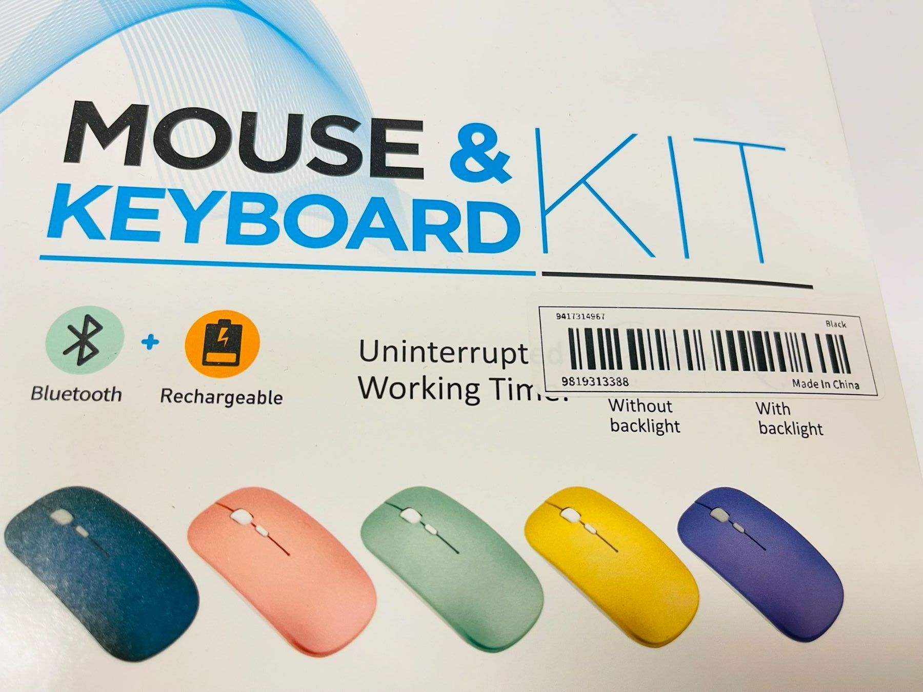 Tastiere: Neues Bluetooth Tastatur und Maus Set – Nuovo (secondo la descrizione) da Olten venduto da ELHANDEL 2