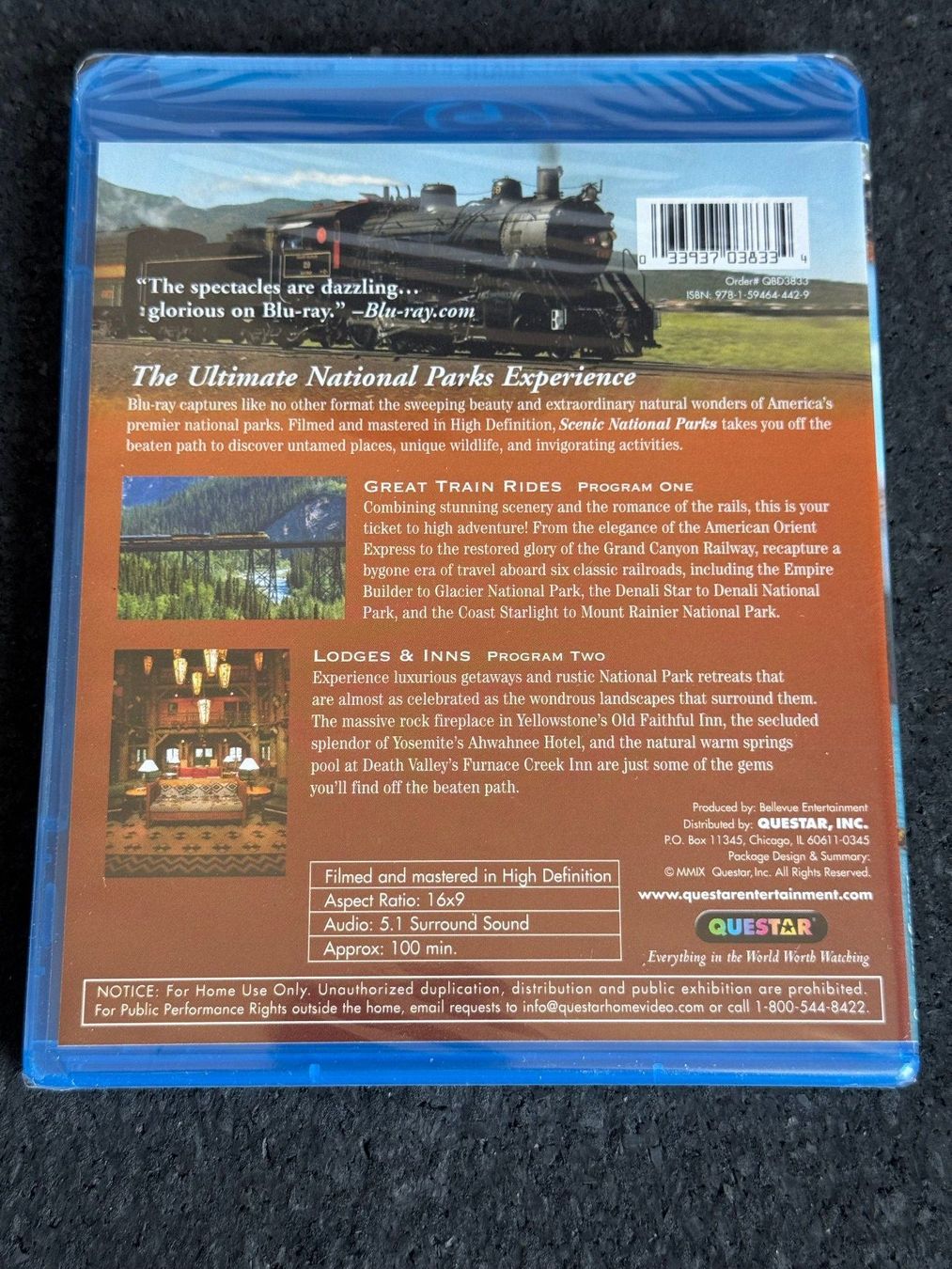 Tutti i DVDs: Scenic National Parks Blu-ray Disc Great Train Rides – Nuovo (secondo la descrizione) da Fribourg venduto da tschjoly 5
