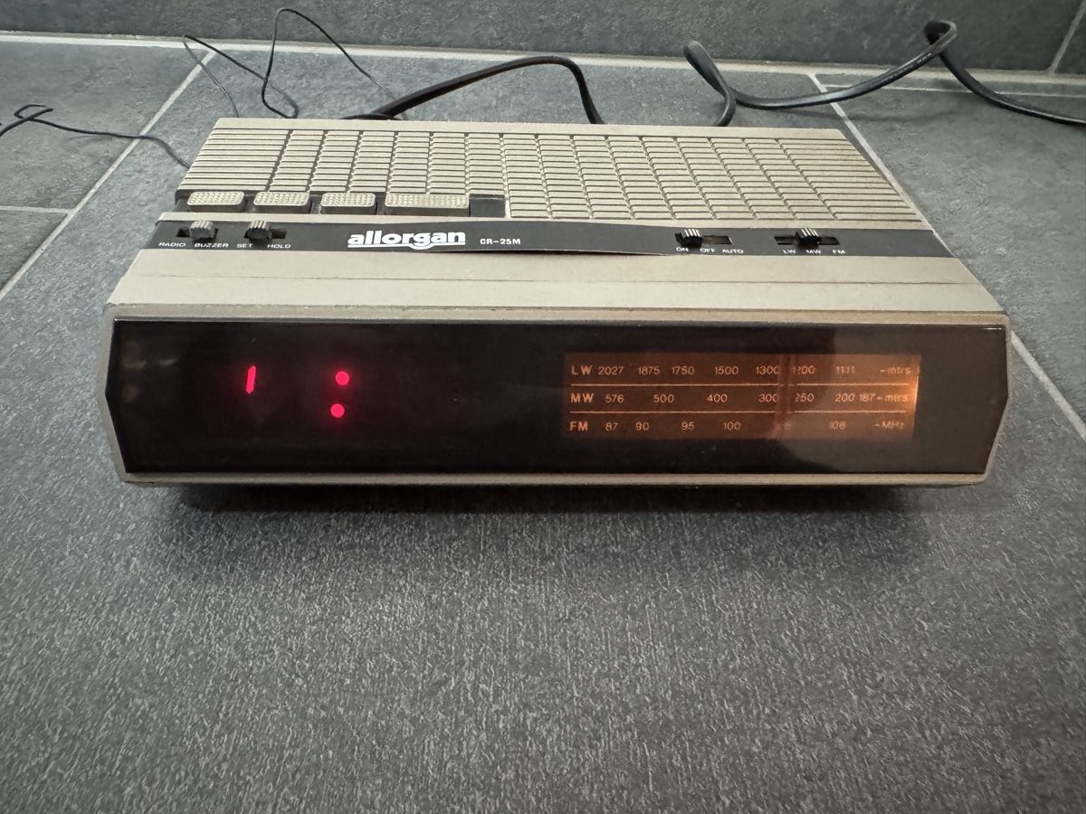 Wecker: Retro Allorgan CR-25M Radiowecker – Defekt aus Biberist von etesummer 3