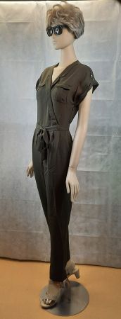 VILA Jumpsuit V-Ausschnitt olive Gr. XS
