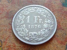 1 Fr. 1876   (B)