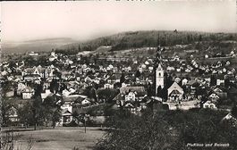 Pfeffikon LU u Reinach Ortsansicht Nr.7556 , ca.1939