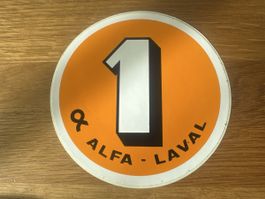 Alfa-Laval Nr. 1 – Alter Vintage Werbeaufkleber