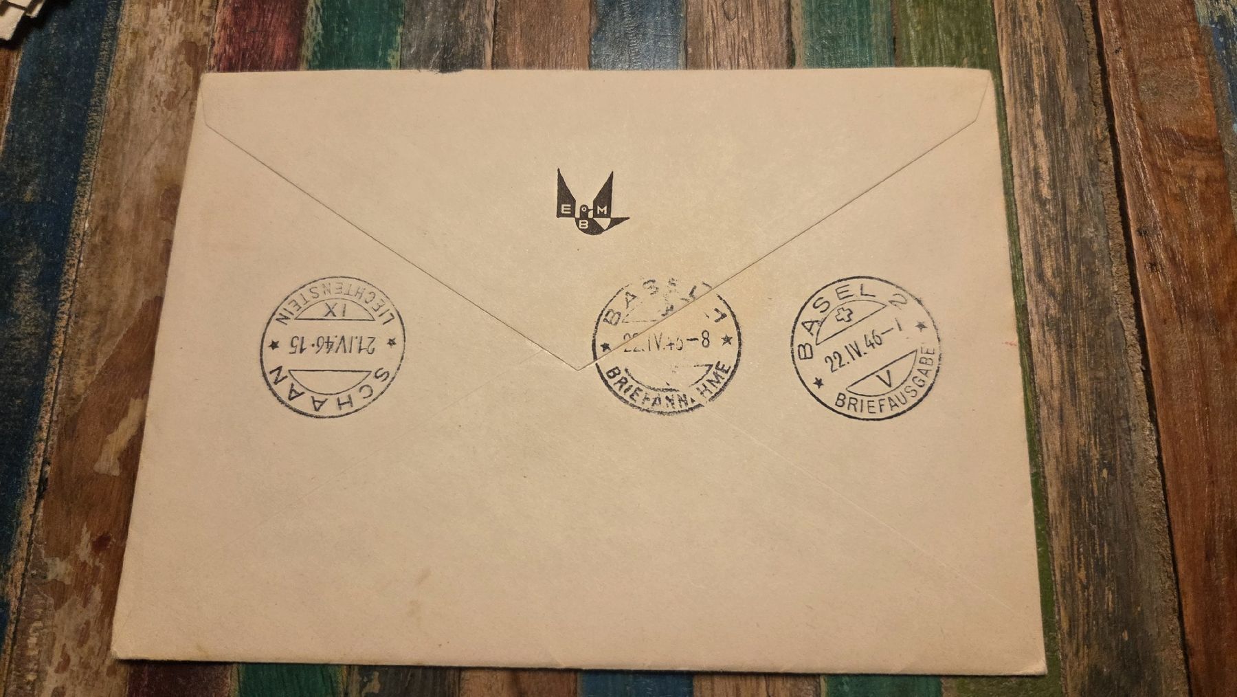 Alle Briefmarken: 1946 Segelflugpost Schaan – Gebraucht aus Arni AG von Moth68 1