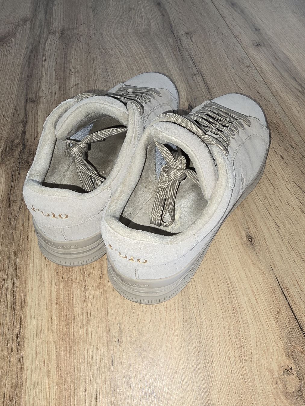 Scarpe da donna: Baskets Polo Ralph Lauren beige daim pointure 39 – Nuovo (secondo la descrizione) da Champagne venduto da LoomiStudio 1