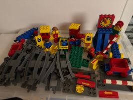 XXL Lego Duplo Eisenbahn Set / Konvolut; Set 9166 fast ganz