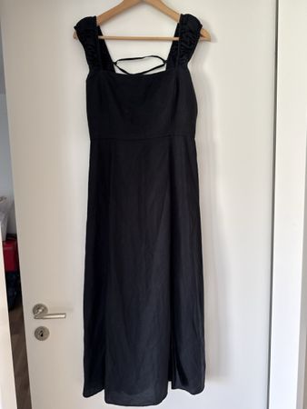 Schwarzes Sommerkleid mit Schnürung - Grösse L - Neu!