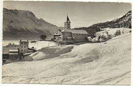 SAMEDAN Katholische Kirche gel. 1958