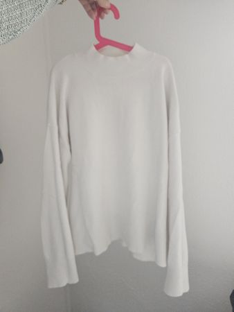 Pull blanc chaud taille L