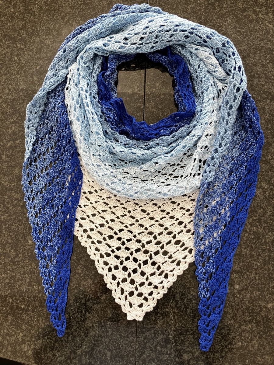 Foulard & Sciarpe: Aufwendige Handarbeit - Luftiger Sommerschal – Nuovo (secondo la descrizione) da Allschwil venduto da Loreleyla