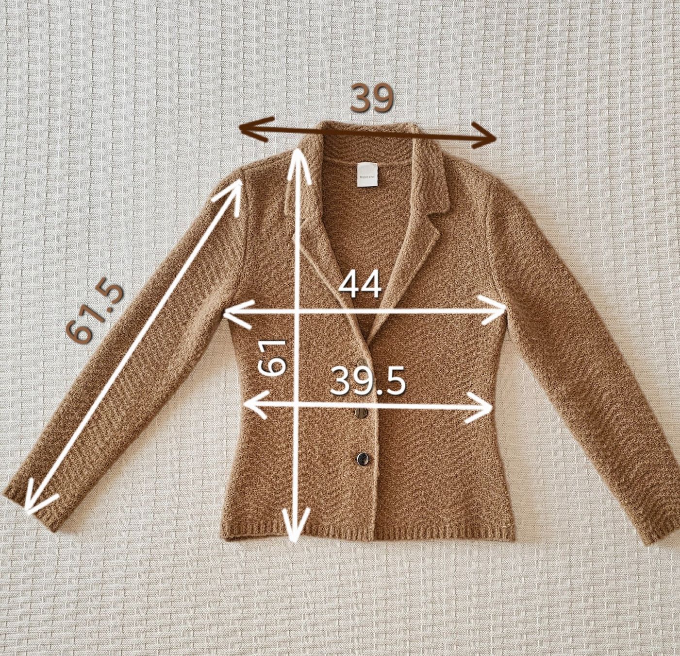 Madeleine Jacken: MADELEINE Woll-Alpaka Strickblazer – Gebraucht aus Felben-Wellhausen von Sabibi1 7