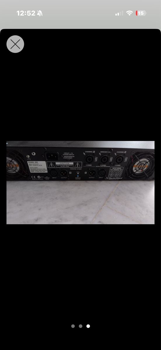 Amplificatori: Electro Voice CP4000S 2x1550watt/4ohm – Usato da Nebikon venduto da Electrovoice10 2
