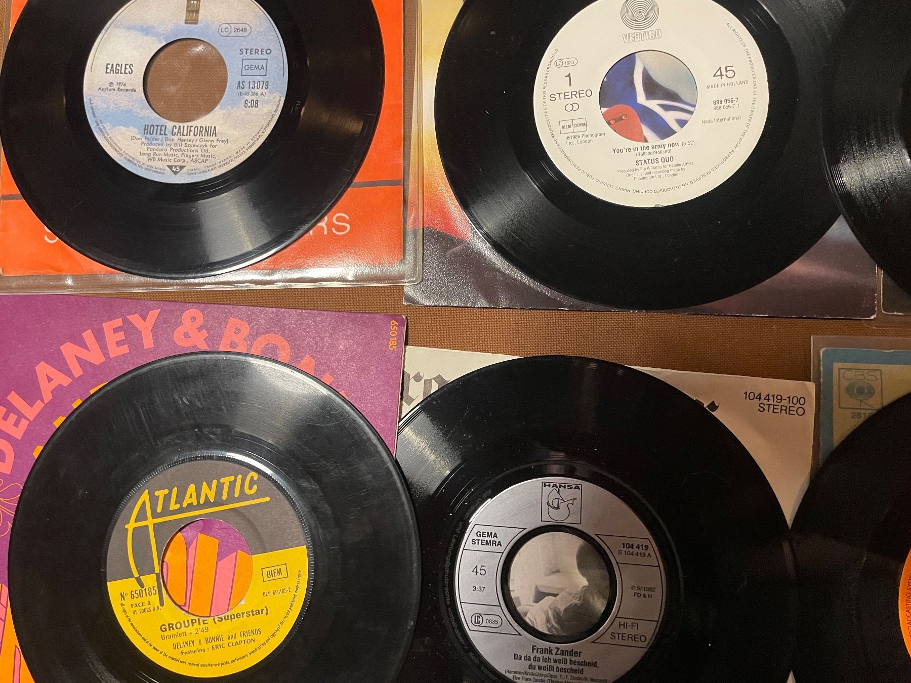 Dischi in vinile: Vinyl Sammlung 12x 70's Rock, psychedelic 45's – Usato da Zürich venduto da Arcana_Fail 3