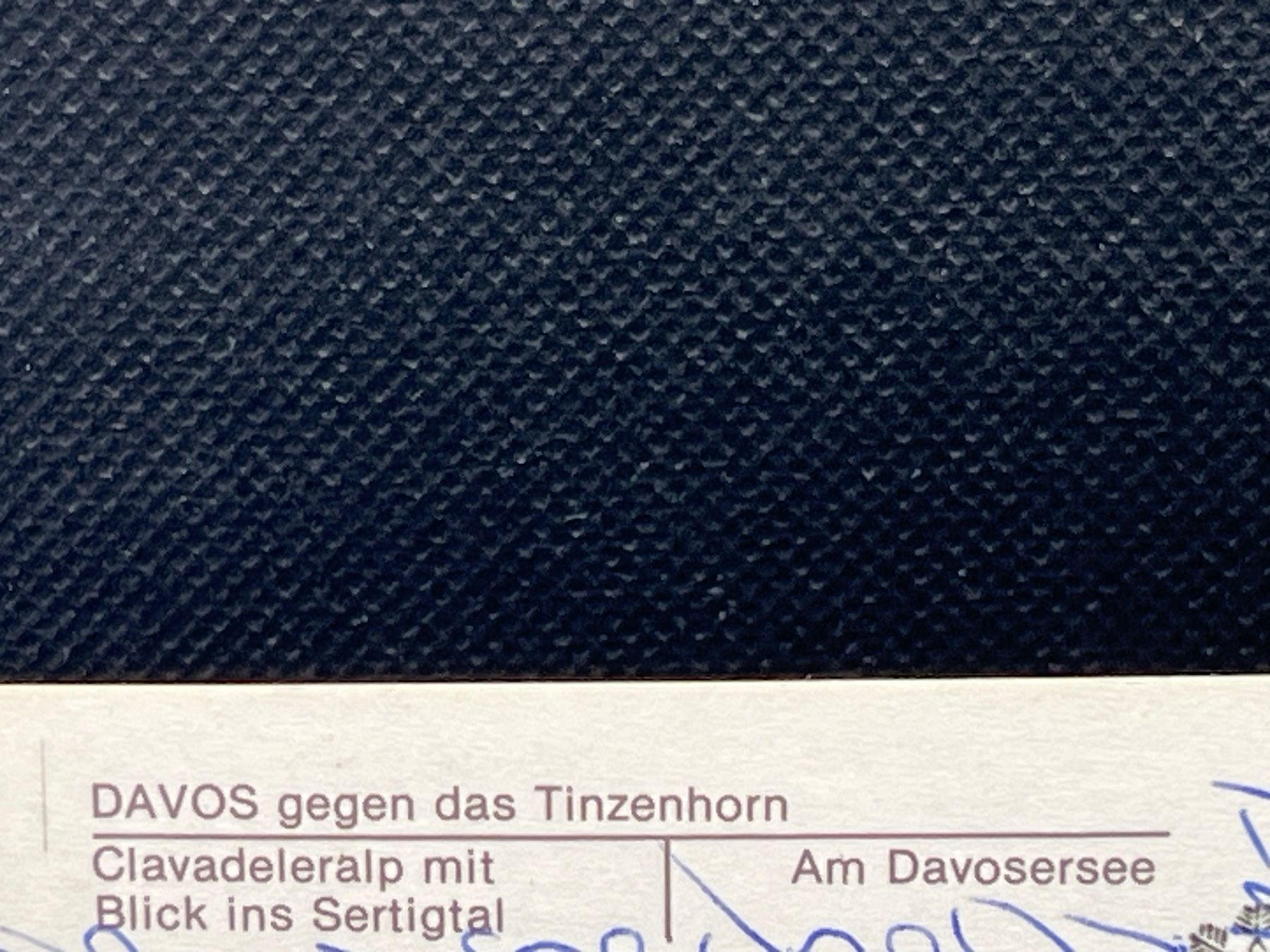 Cartoline postali: Davos gegen das Tinzenhorn.... – Usato da Widnau venduto da Brusi9 2