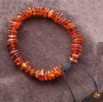 ♥ MIDI KORDEL ARMBAND FÜR HERREN / Baltischer Bernstein ♥