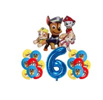 *SET* Paw Patrol Ballone Ballons Geburtstagsparty Zahl 5