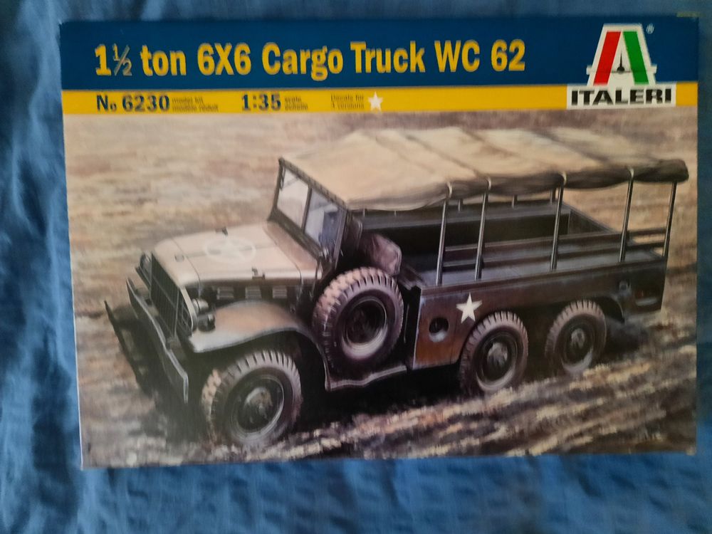 Dodge WC62 1.5ton Cargo Truck ITALERI No 6230 1:35 (Neu und ...