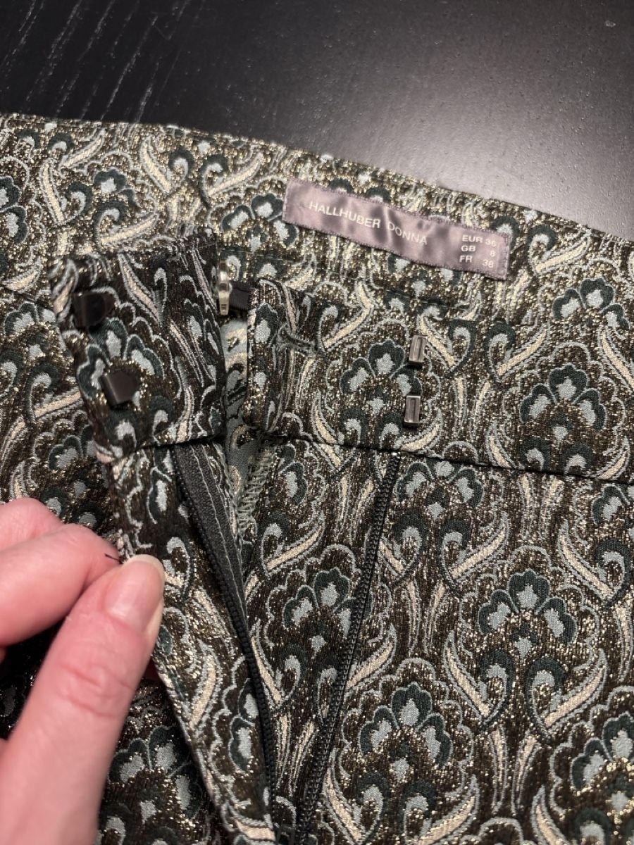 Hallhuber Pantaloni: Stylish Patterned Trousers - Perfect for Autumn! Size 8 – Nuovo (secondo la descrizione) da Uitikon Waldegg venduto da JanicaGe 2