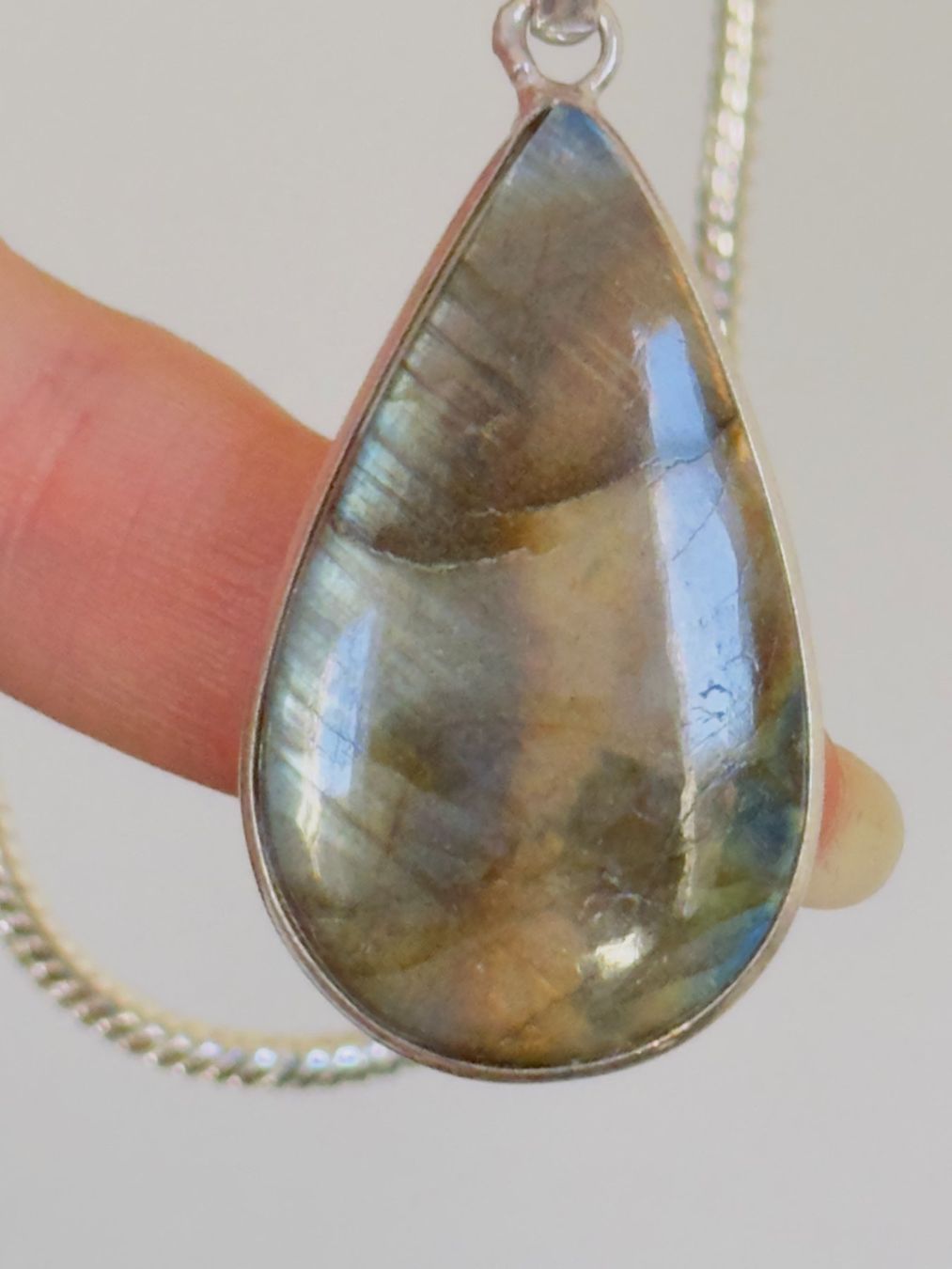 Catenine: Labradorite necklace – Nuovo e nell'imballaggio originale da Genève venduto da AGBERG 5