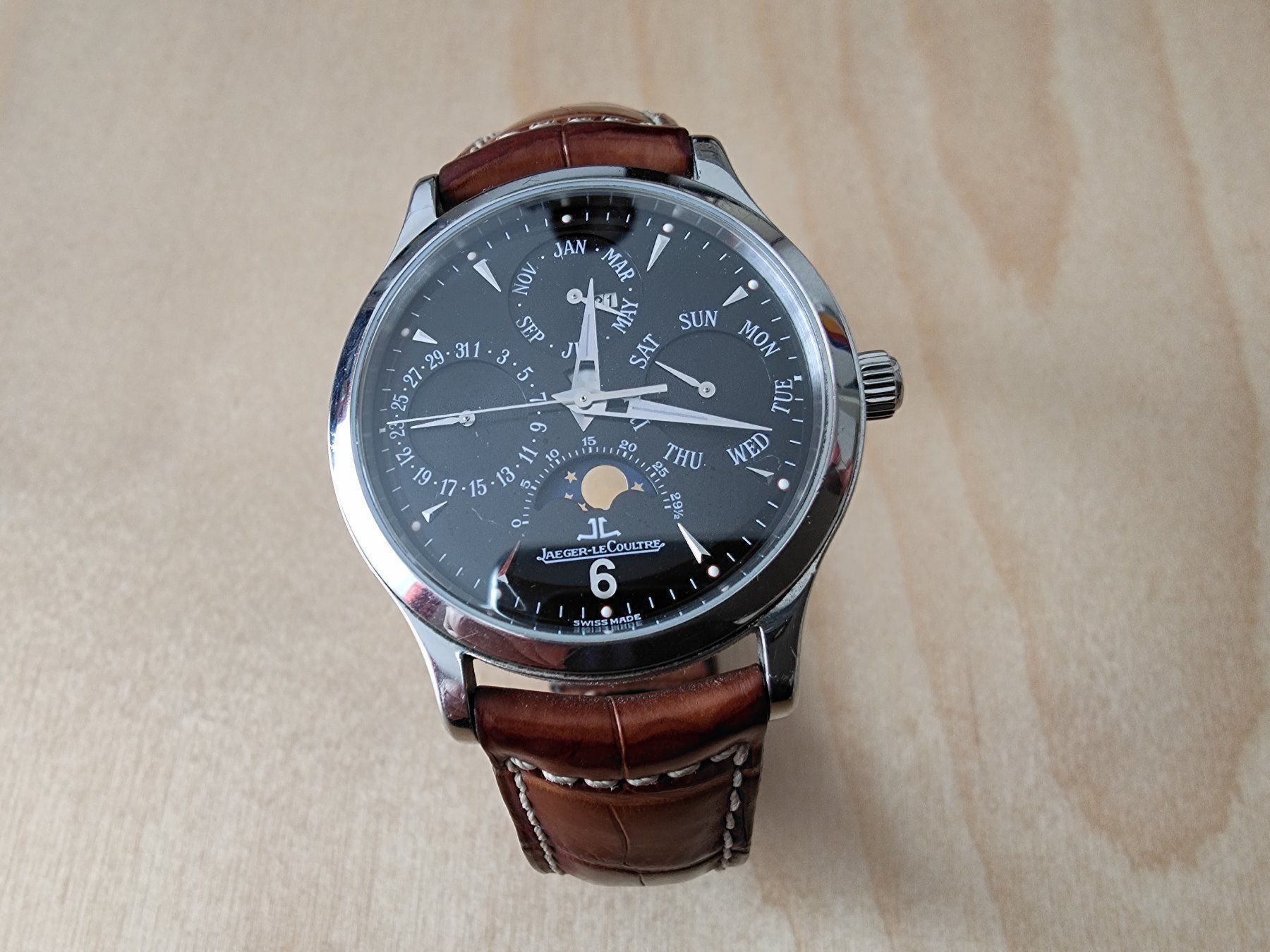 Jaeger-Lecoultre Orologi: JLC Master Ultra Thin Perpetual – Usato da Bolligen venduto da Casewise 3