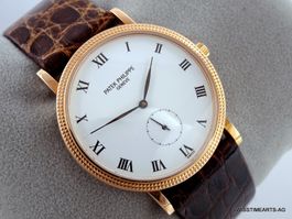 PATEK PHILIPPE GENEVE 18K 1990 CALATRAVA 3919 HANDAUFZUG