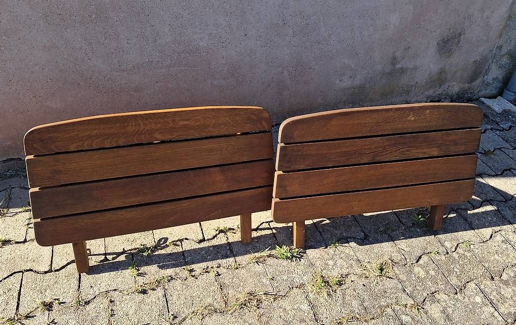 Set di tavolo e panche: Massive Gartentischgarnitur + 2 massive Holzstühle – Usato da Dintikon venduto da Rosenqueen 4