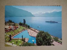 AK Montreux Swimmingpool Casino Lac Leman Schiff belebt