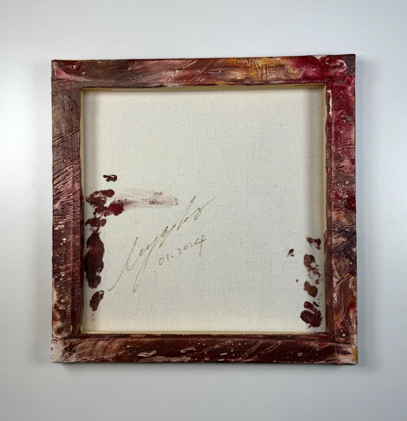 Dipinti: Acryl-Flüssigmalerei, quadratisch – Usato da Schlieren venduto da MayaSheng1983 2