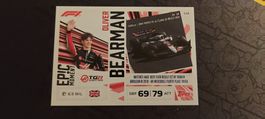 Oliver Bearman Epic Moment 114 F1 Topps Turbo Attax 2026