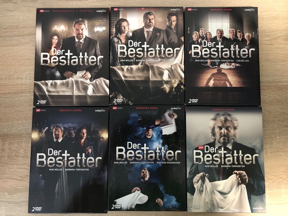 Der Bestatter - Staffel 1 - 6 komplett DVD deutsch (Gebraucht) in Gasel ...