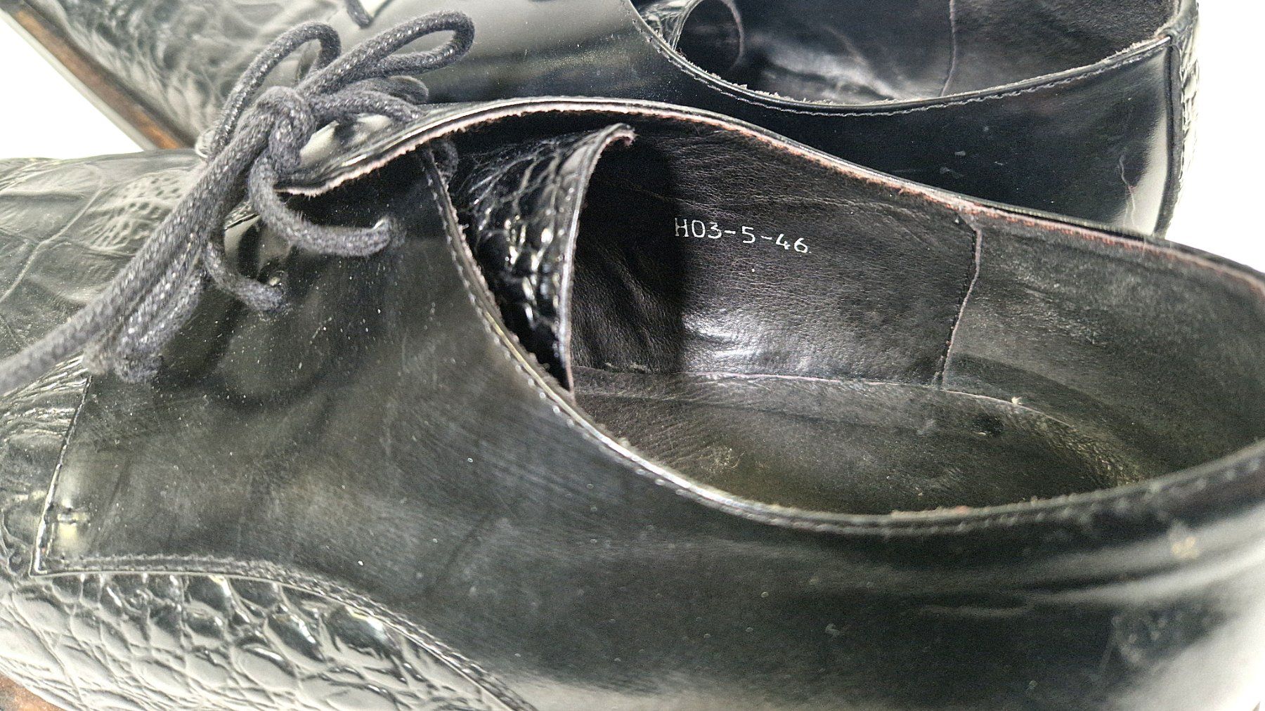 Scarpe da uomo: JACK.DANIEL'S Schwarze Herrenschuhe Gr. 46 – Usato da Zollikofen venduto da Restwert_Zollikofen 1