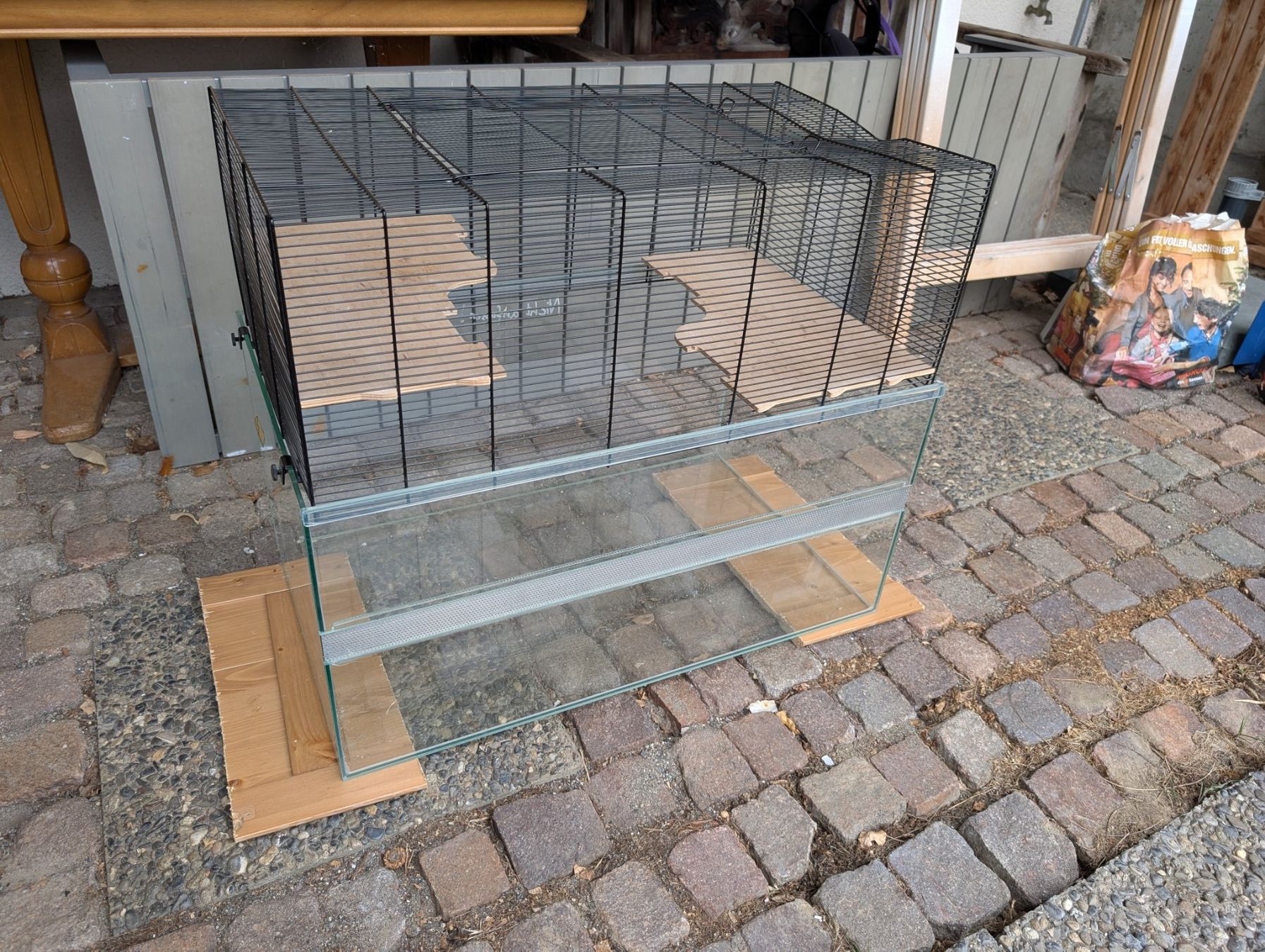 Cages, transport & sécurité: Gebrauchter Hamsterkäfig 75x45x63cm – D'occasion à Hedingen par Gregor10 2