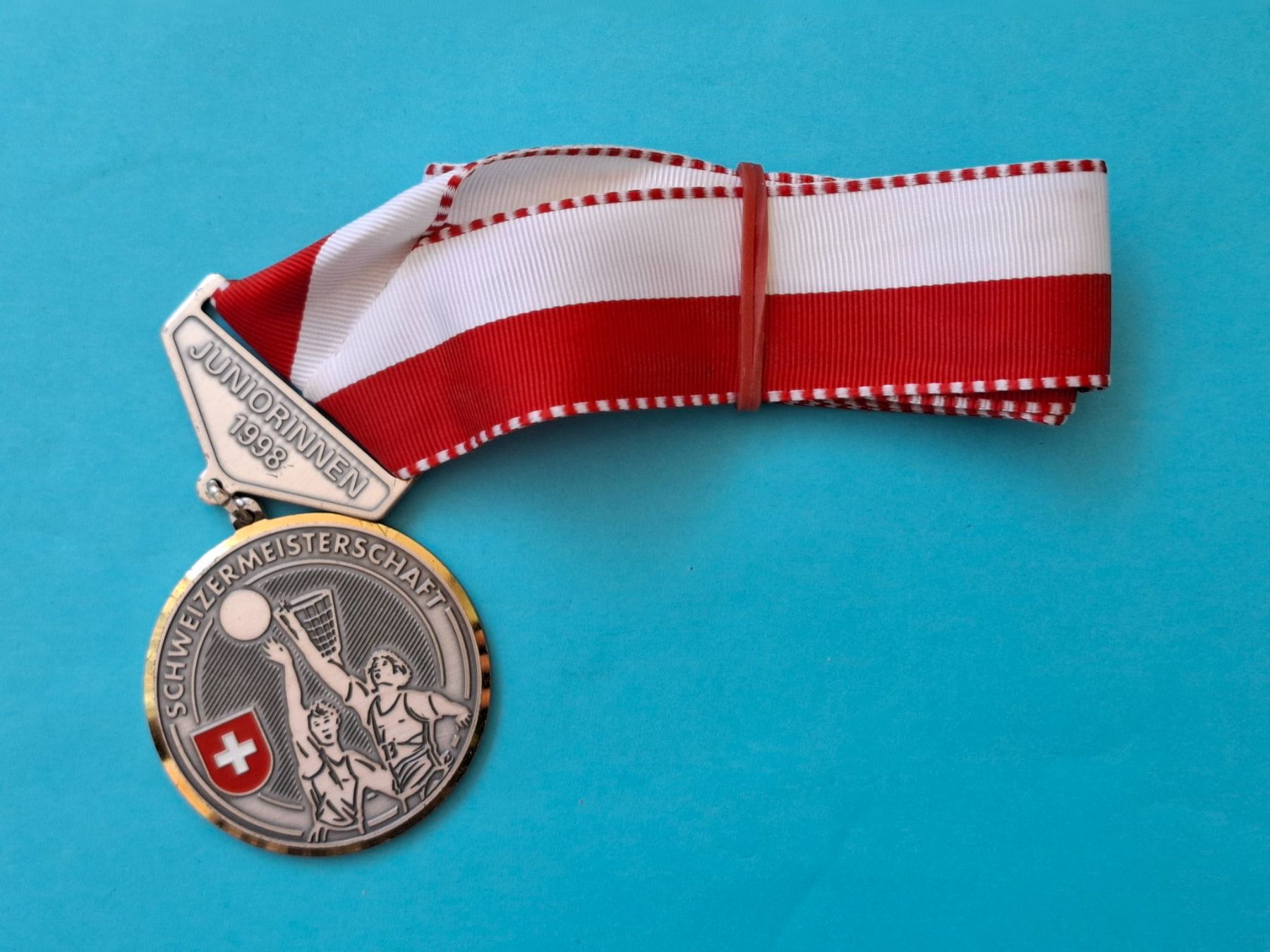 Medaglie: Korbball Schweizer Meisterschaft 1998 (y2) – Usato da Schwanden GL venduto da Suvorov 2