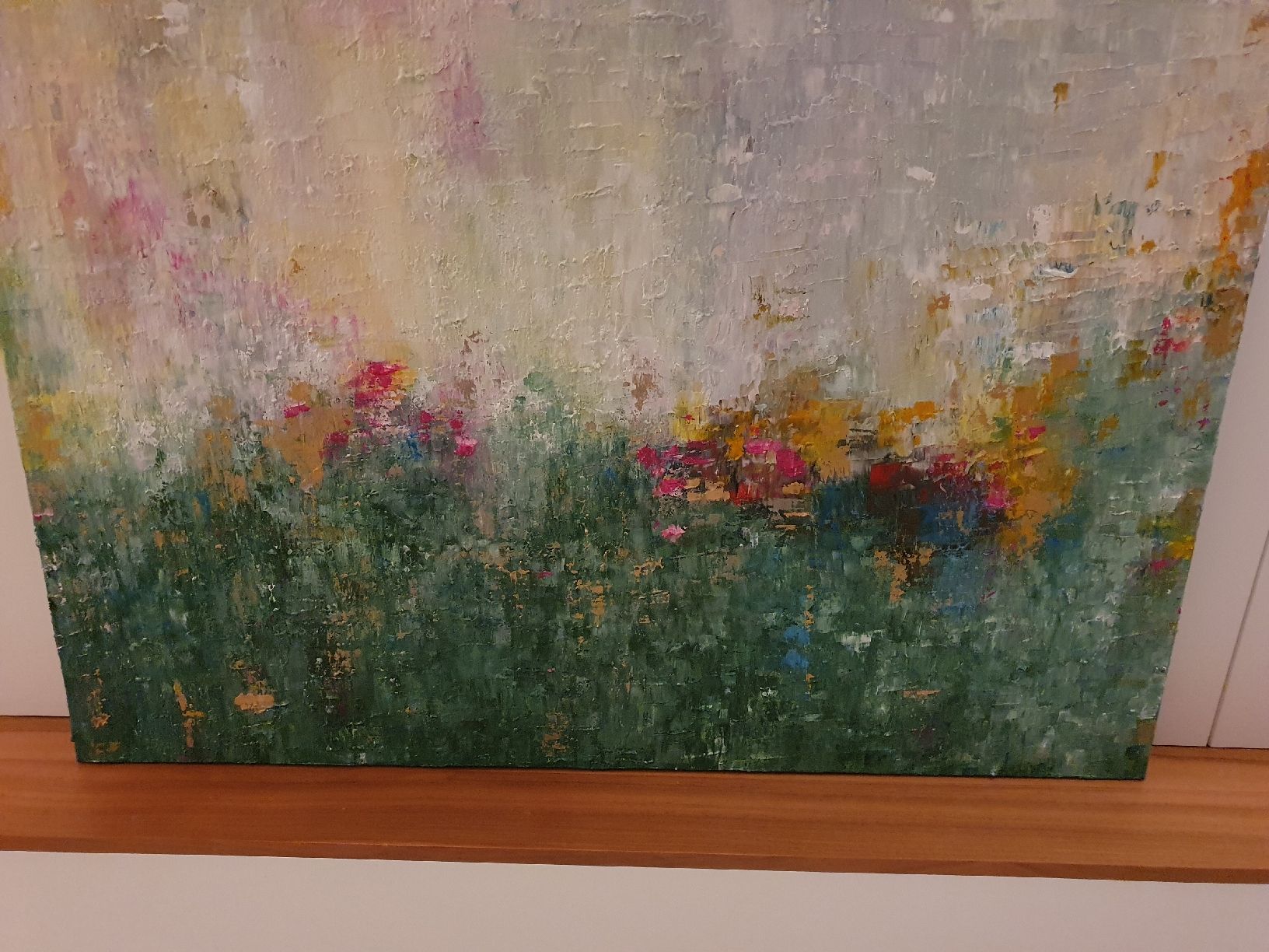 Dipinti: Abstract Painting - Green Field. – Nuovo (secondo la descrizione) da Klingnau venduto da Soldekorarte 1
