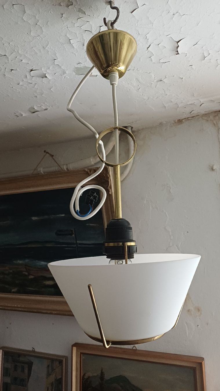 Lampade: Schöne Deckenlampe 60er Jahre – Usato da Flawil venduto da Naphtali