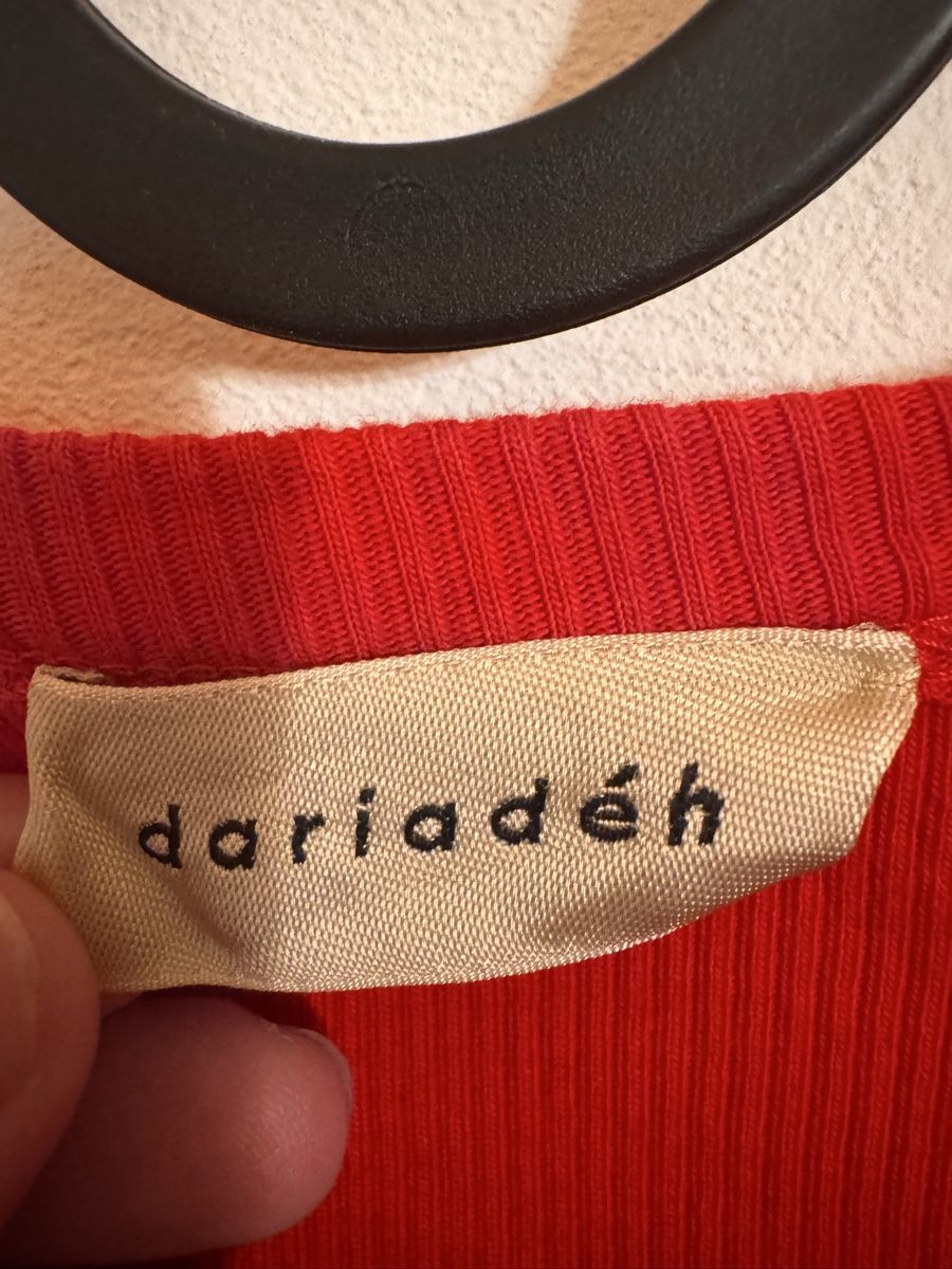 Dariadéh Pullover & Sweatshirts: DARIADEH Langarmshirt Rot 100% Baumwolle Grösse M – Gebraucht aus Klosters von jewelsy 1