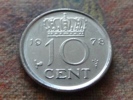 PAYS-BAS  Nederland  10  Cent  1978
