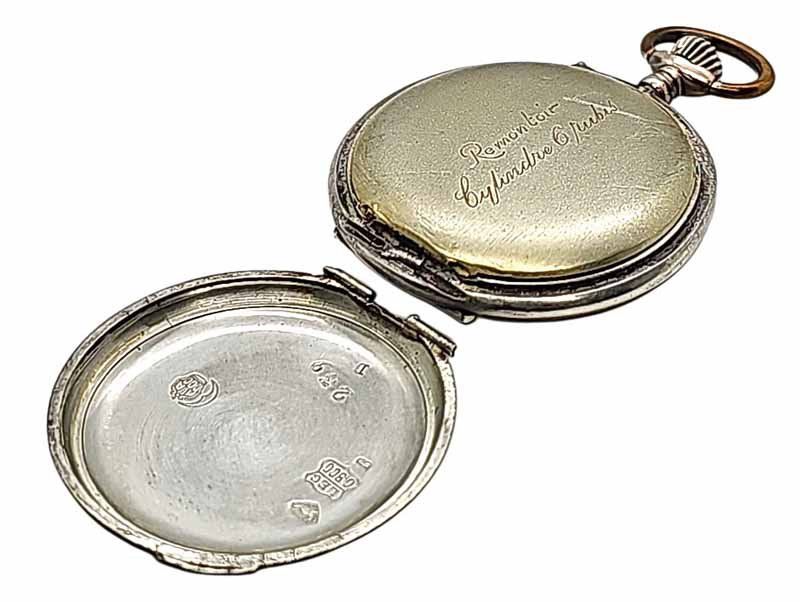 Uhren: Taschenuhr antik Silber vergoldet – Gebraucht aus Zug von BAMBI51 3