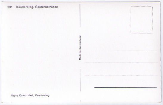 Ansichtskarten: Kandersteg - Sessellift Oeschinen – Gebraucht aus Binningen von Mountainrider 1
