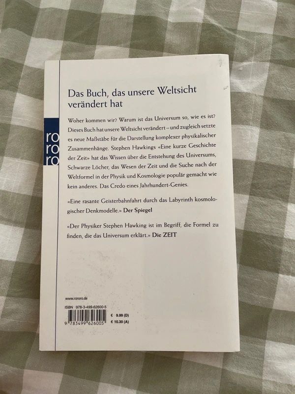 Bücher: Buch Stephen Hawking Eine kurze Geschichte der Zeit – Gebraucht aus Rafz von mar_j7dl 1