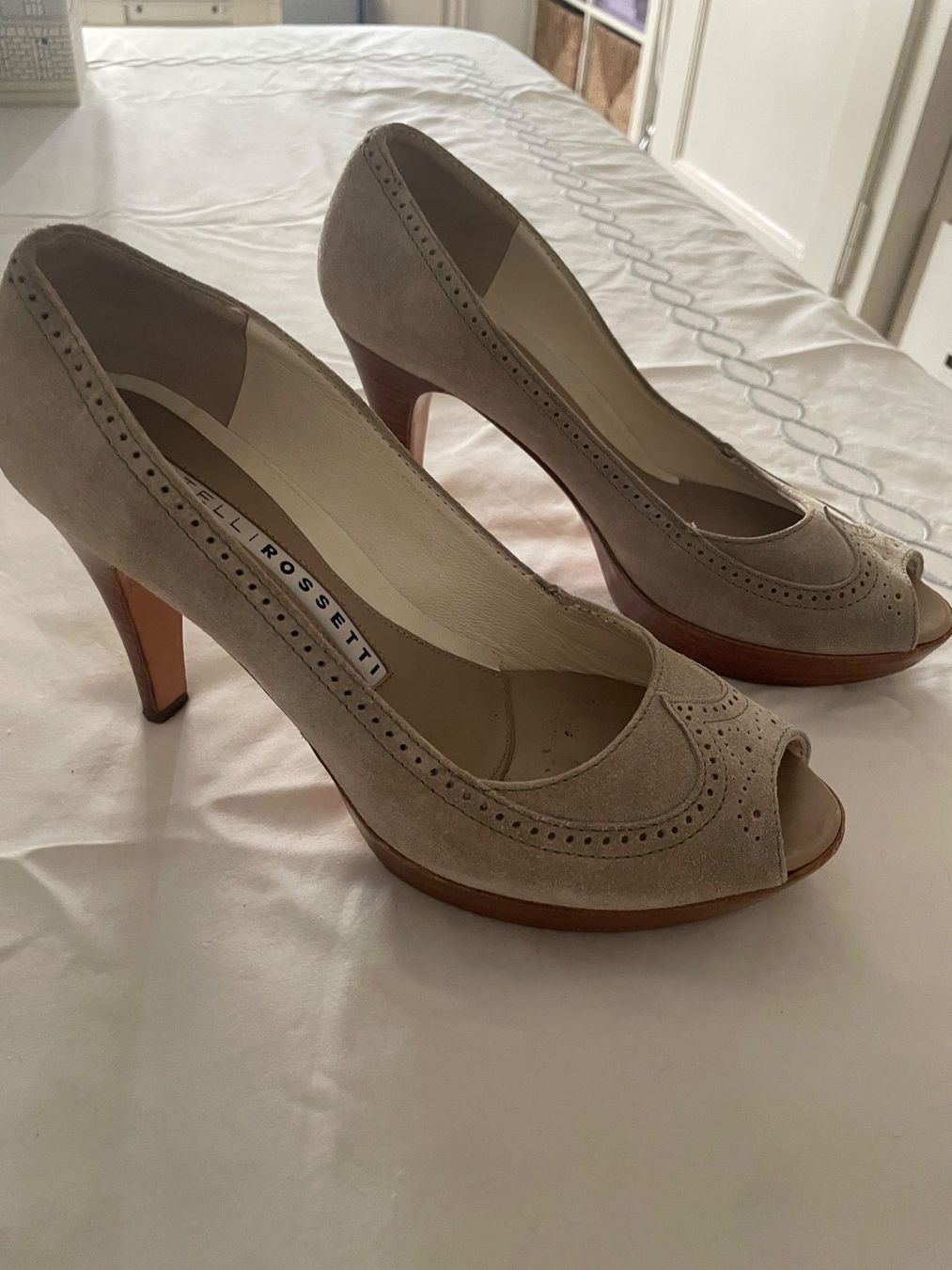 Chaussures ouvertes talon bois Fratelli Rossetti (Gebraucht) in Genève ...