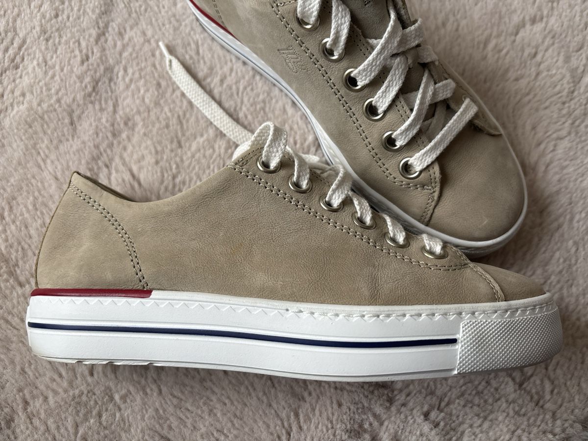 Paul Green Scarpe da donna: Paul Green Sneaker Beige ! – Usato da langenthal venduto da rundholz7 6
