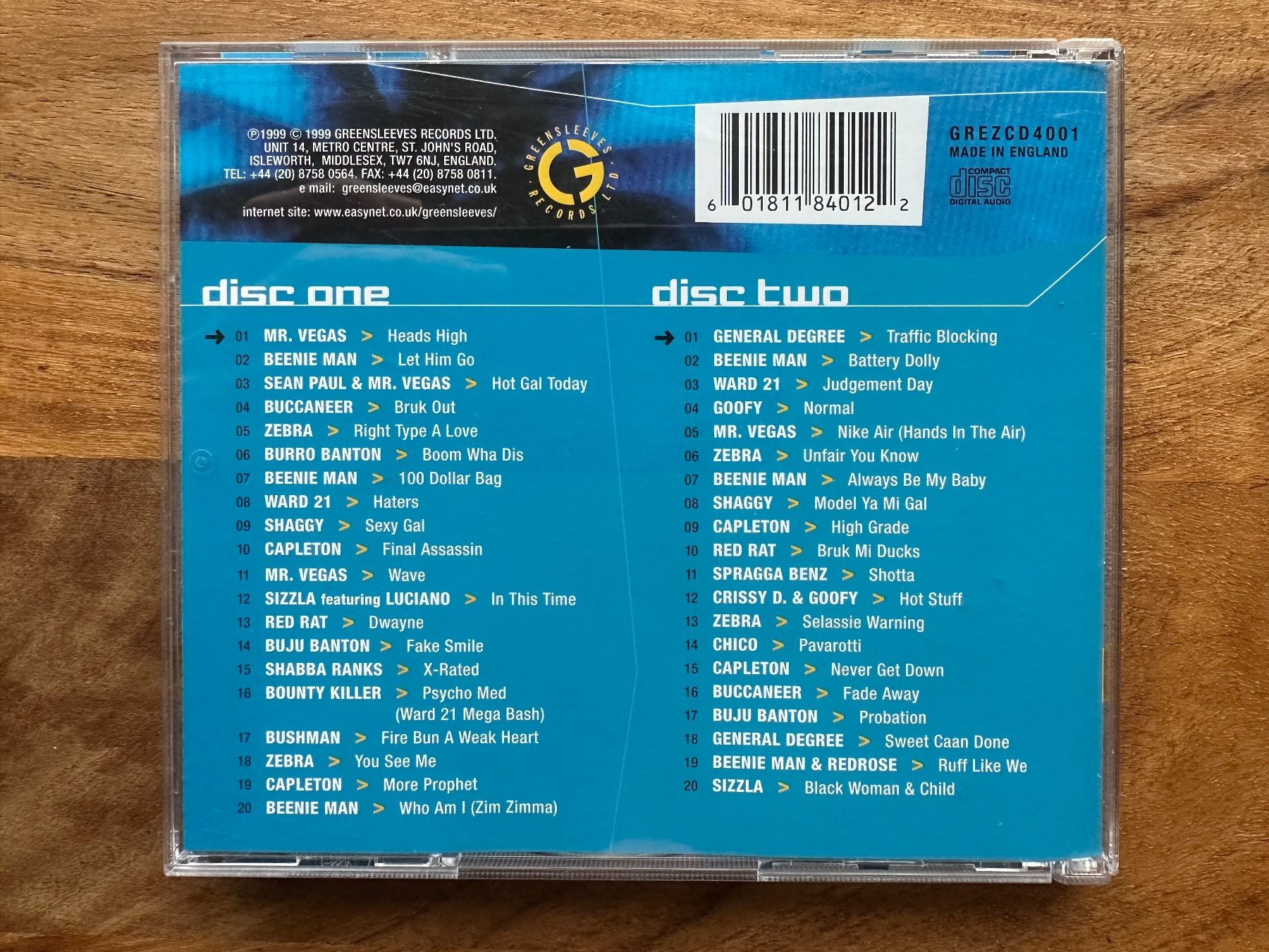 CD: The Biggest Ragga Dancehall Anthems 99 - 2CD – Usato da Horgen venduto da flyingpenguin2000 3