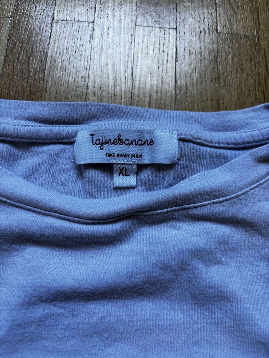 Top: Pull allaitement rayé vert/blanc Tajinebanane, taille XL – Usato da La Chaux-de-Fonds venduto da Elora237 2
