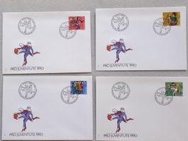 (396) Pro Juventute FDC–Kuvert von 1990