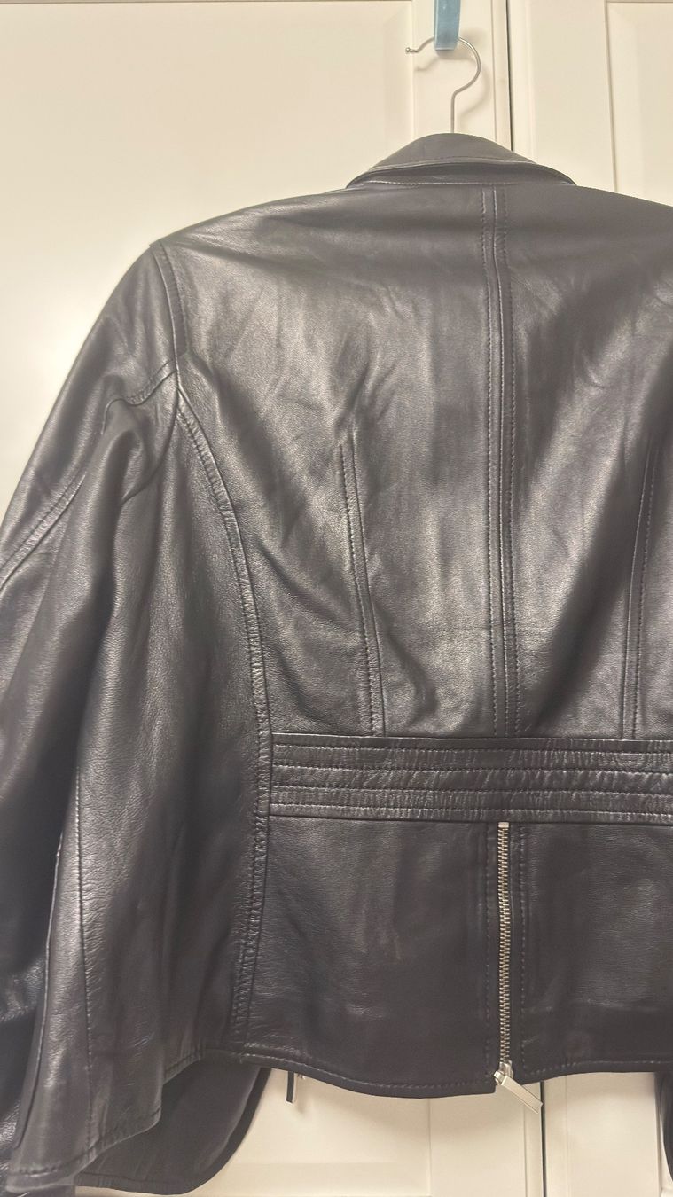 Madeleine Giacche: Madeleine Leather Jacket Size 42 – Usato da Genève venduto da gvokiii 4