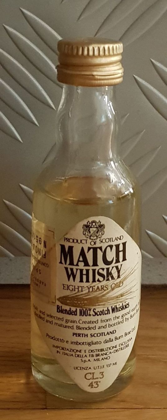 Bevande alcoliche: MATCH WHISKY EIGHT YEARS OLD – Nuovo (secondo la descrizione) da Emmenbrücke venduto da Herzog07 1