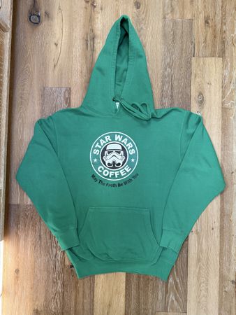Great green ‘Star Wars’ hoodie sweatshirt. M