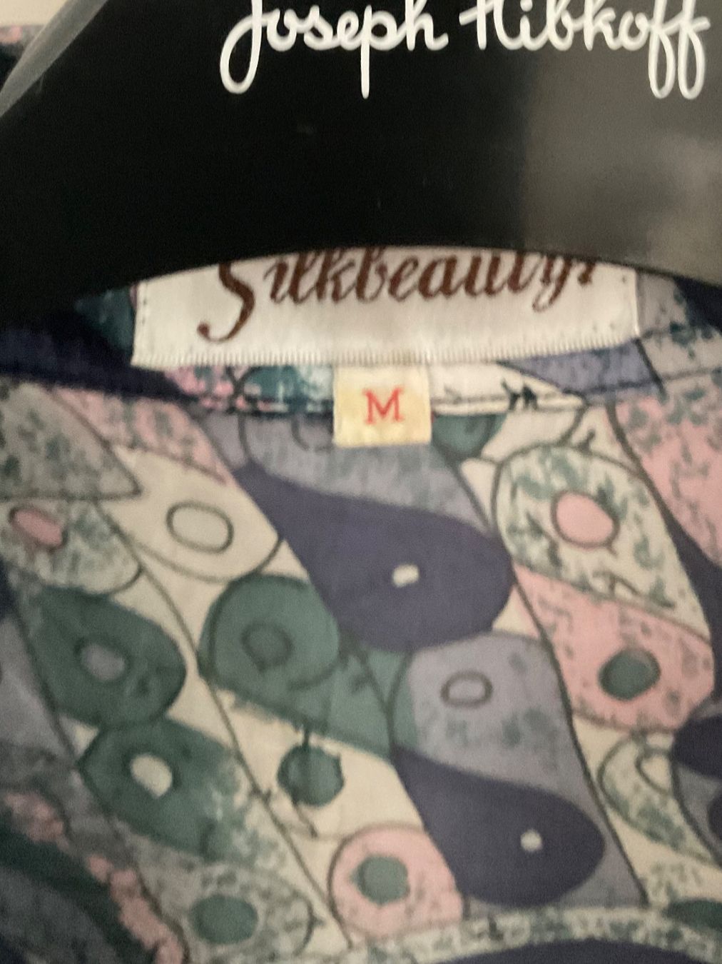 Camicie: Silkbeauty 100% Seiden Hemd Gr M Blautöne – Usato da Urdorf venduto da alda02 3